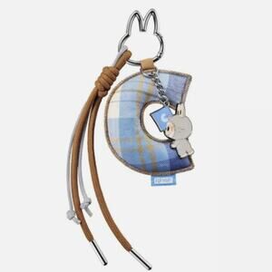 Pop Mart MONSTERS LABUBU Pin for Love Keychain Pendant, LETTER C Bag Charm, NEW